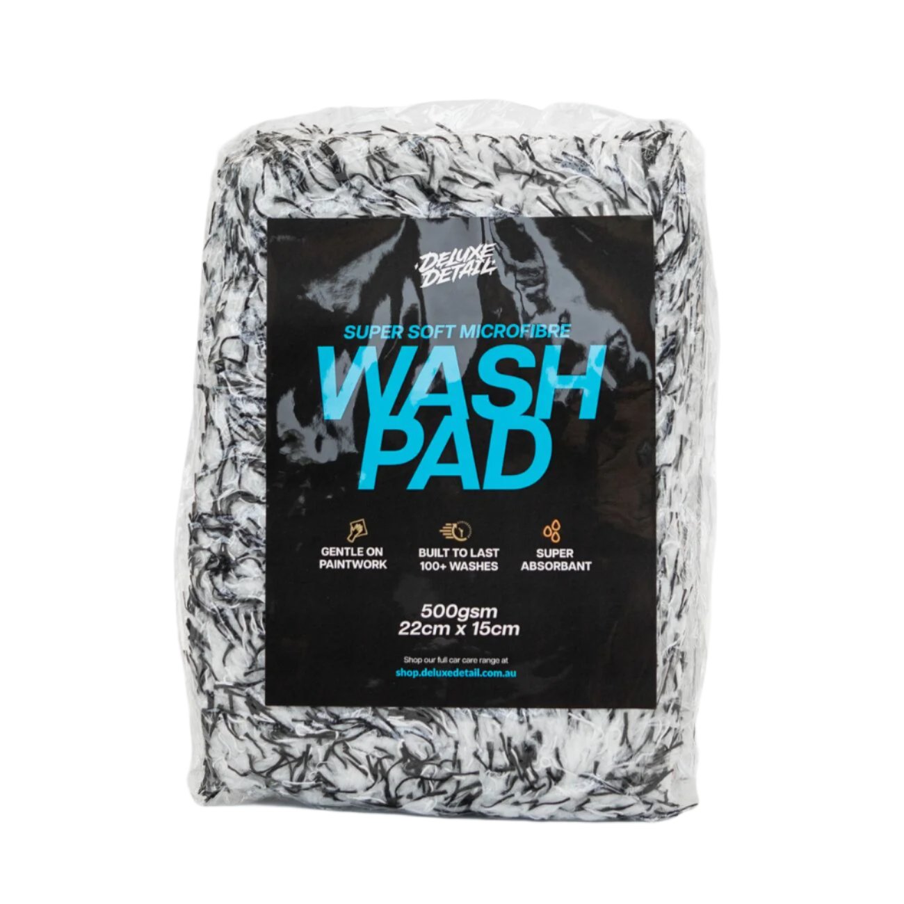 Deluxe Detail Microfibre Car Wash Pad (Scratch Free Sponge)