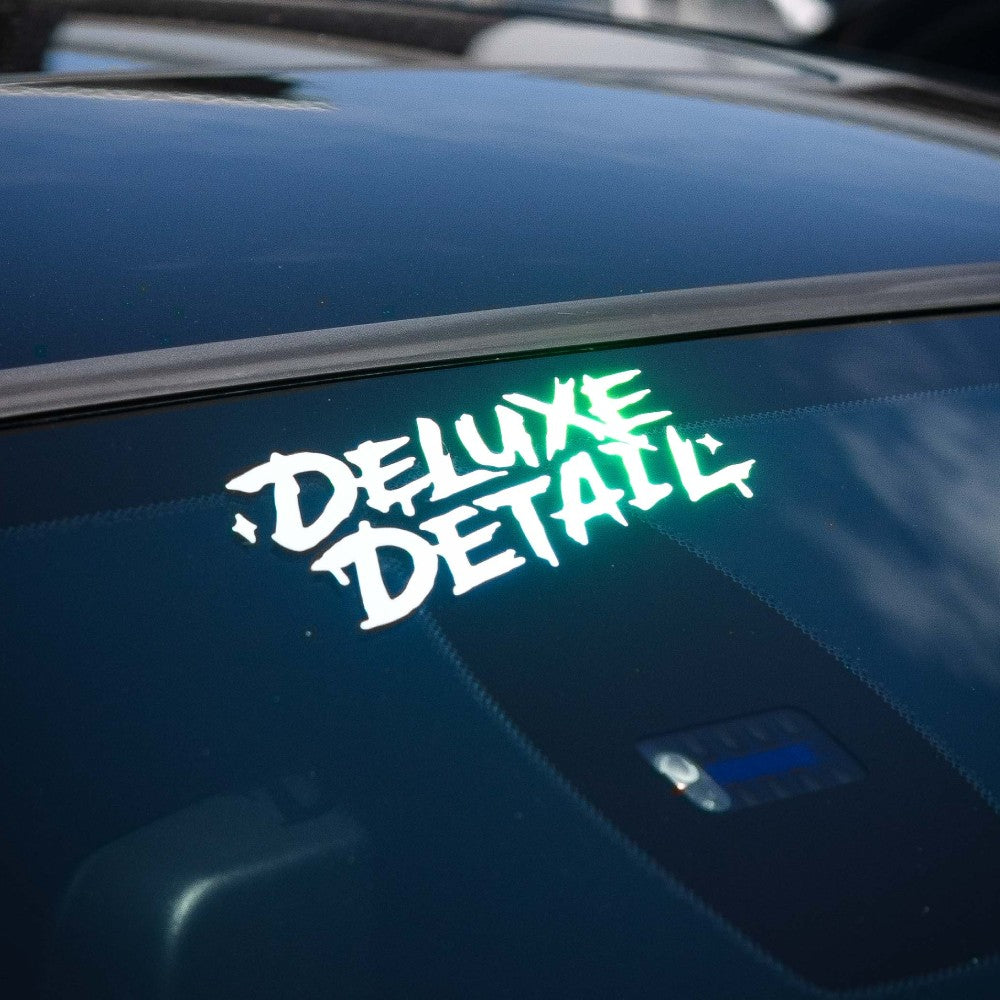 Deluxe Detail Holographic Vinyl Sticker 15cmx9cm - Deluxe Detail