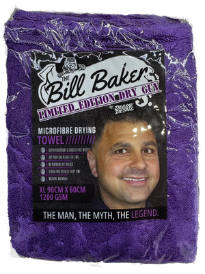 The Bill Baker Microfibre Car Drying Towel (LIMITED EDITION XL 90cm/60cm) - Deluxe Detail