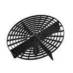Black grit guard that sits in the base of a Deluxe Detail wash bucket
