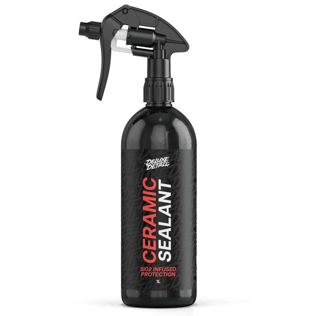 Deluxe Detail CERAMIC SEALANT SiO2 spray coating, 1 litre black bottle, front label