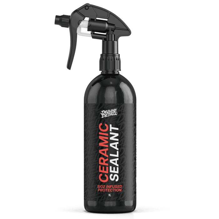 Deluxe Detail CERAMIC SEALANT SiO2 spray coating, 1 litre black bottle, front label