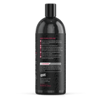 Back label of Deluxe Detail CERAMIC WASH showing dilution directions and safety warning