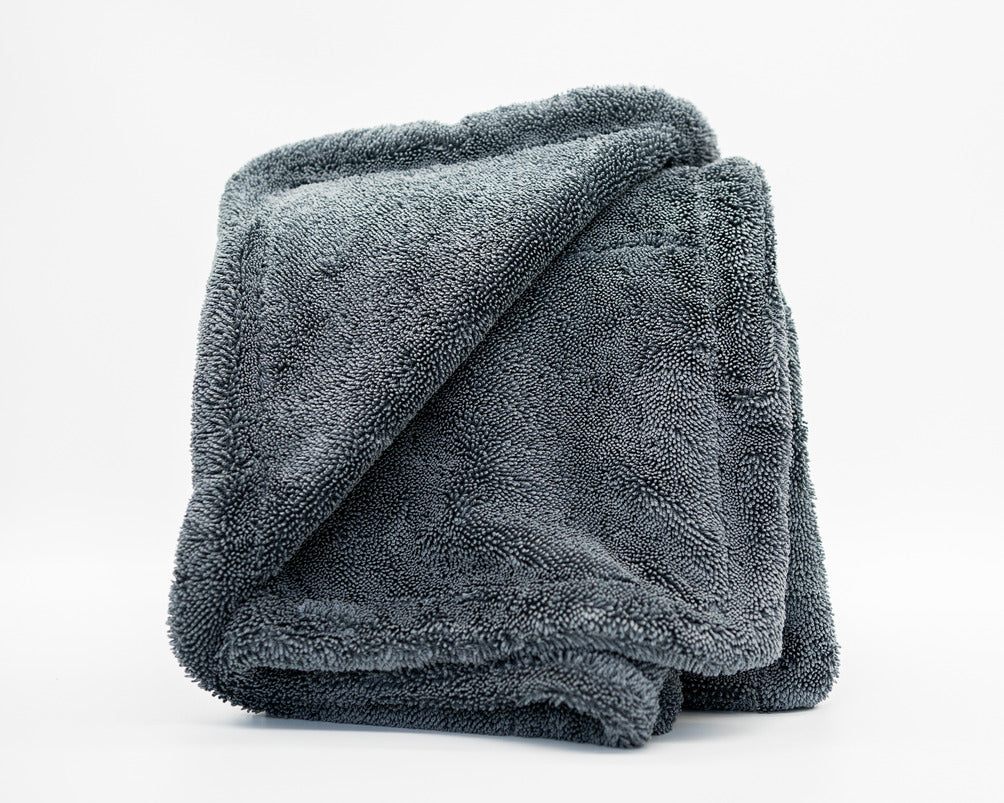 Dry Guy microfibre drying towel folded on a white background