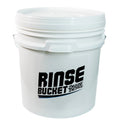 Deluxe Detail 15 litre Rinse Bucket in white with lid