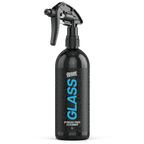 Deluxe Detail GLASS streak free cleaner, 1 litre bottle, angled front view