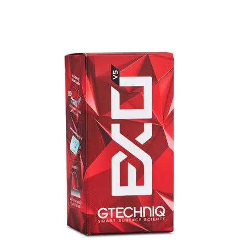Gtechniq EXO v5 hydrophobic ceramic coating retail box
