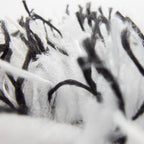 Close-up of the black and white microfibre noodles on a Deluxe Detail wash pad