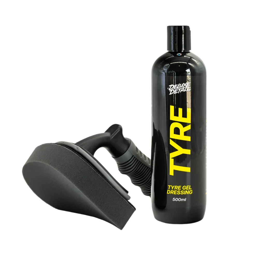 Deluxe Detail Tyre Dressing Kit: TYRE gel 500ml with the foam applicator pad