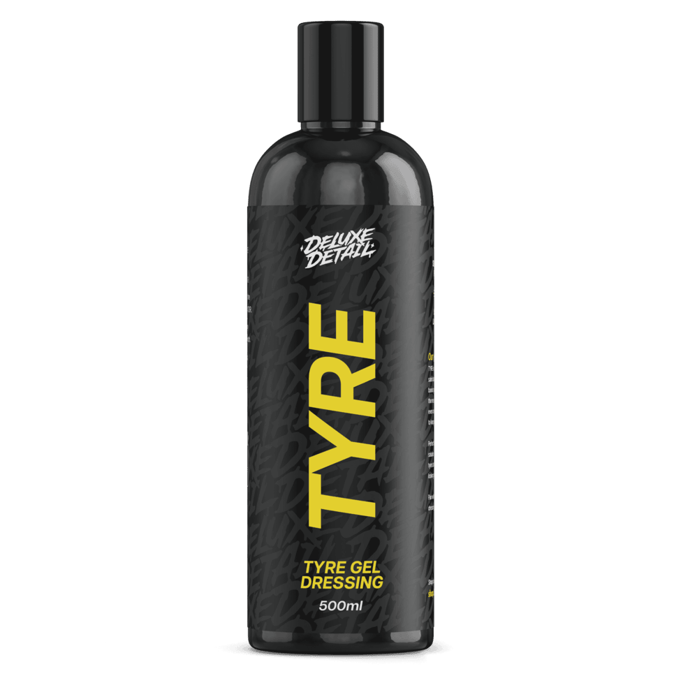 Deluxe Detail TYRE gel dressing, 500ml black bottle, front label