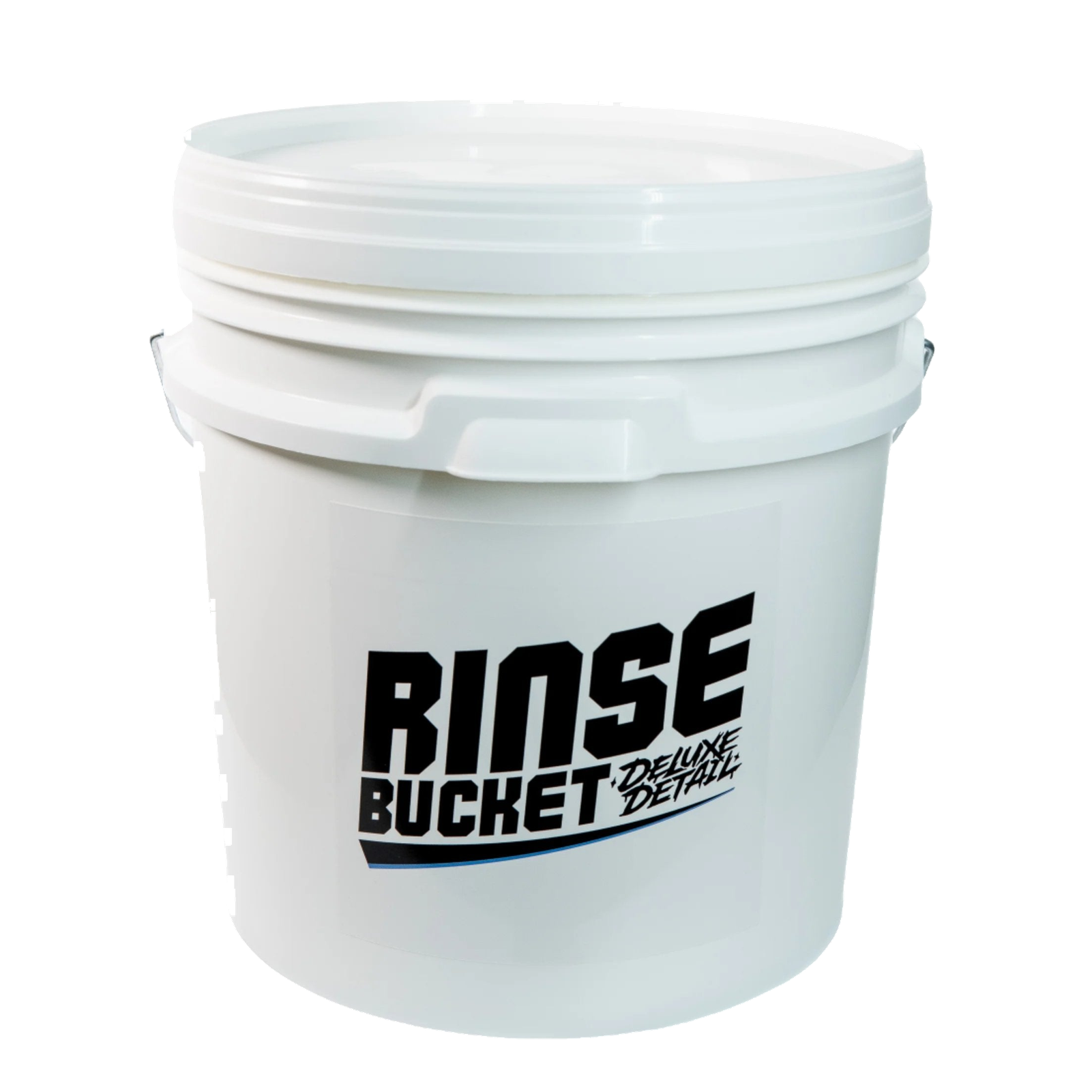 Deluxe Detail 15 litre rinse bucket with grit guard and lid