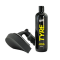 Deluxe Detail Tyre Dressing Kit: TYRE gel 500ml with the foam applicator pad