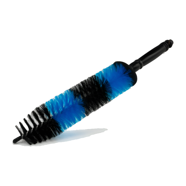 Thin wheel cleaning barrel brush